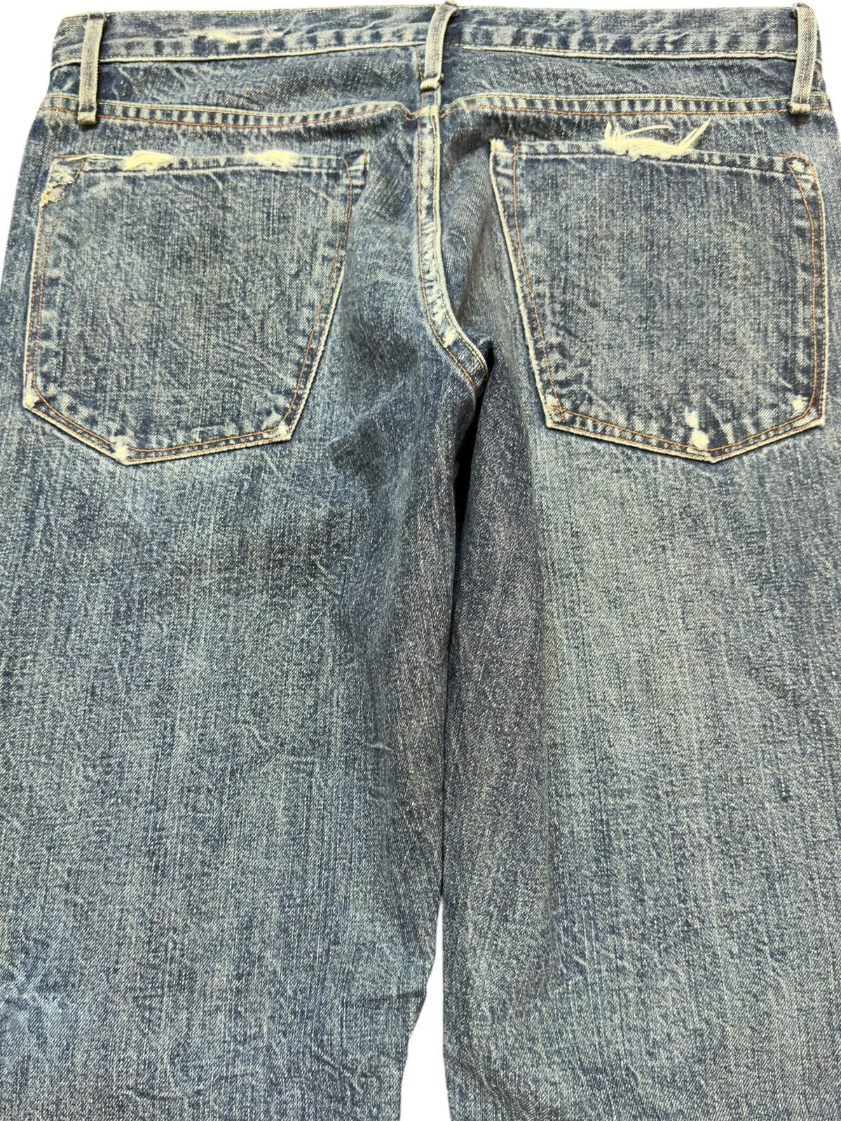 Earnest Sewn Vintage Earnest Sewn Flare Ripped Distressed Denim Size US 32 / EU 48 - 5 Thumbnail