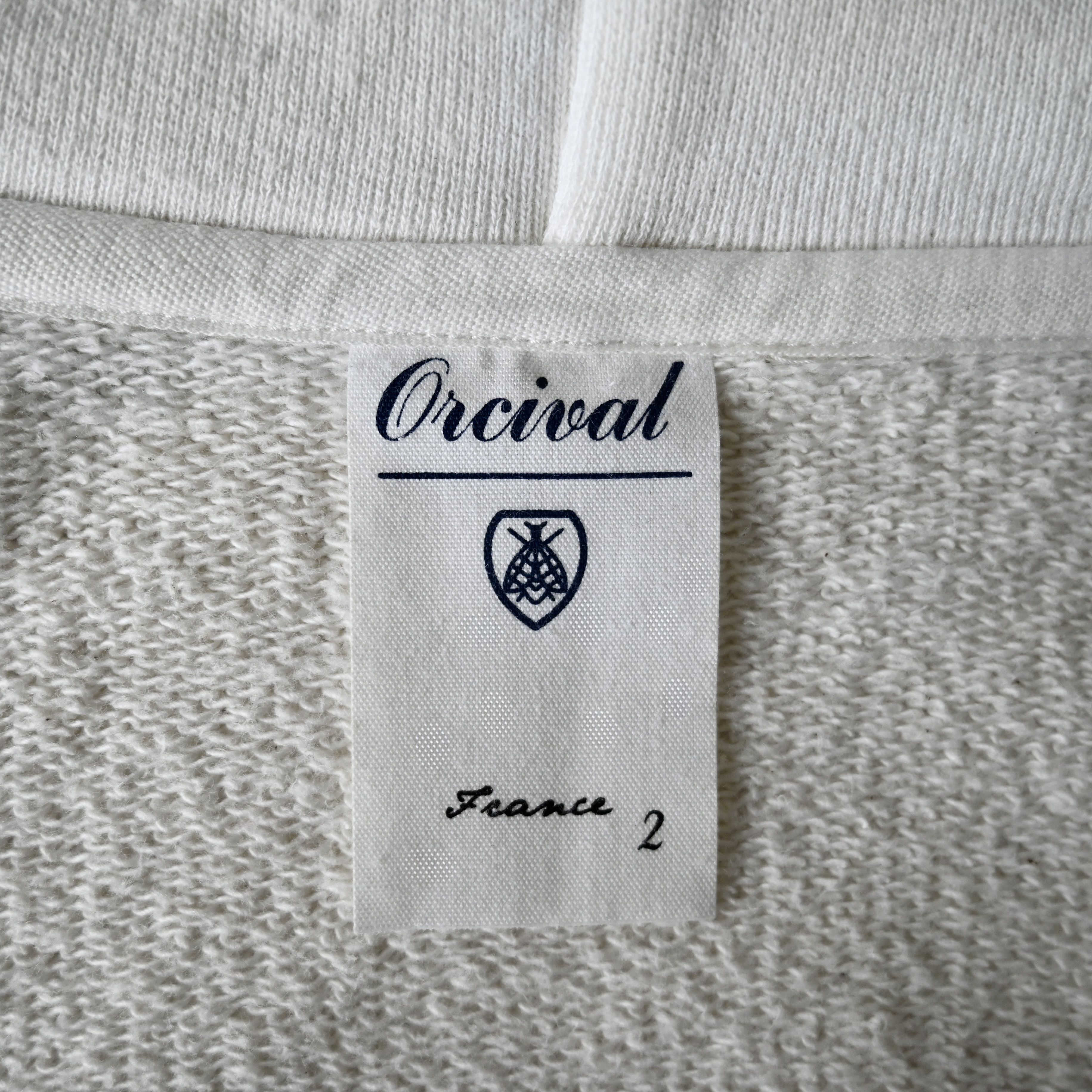 Orcival ORCIVAL loopwheeled ecru cotton zip-up hoodie Size S / US 4 / IT 40 - 15 Thumbnail