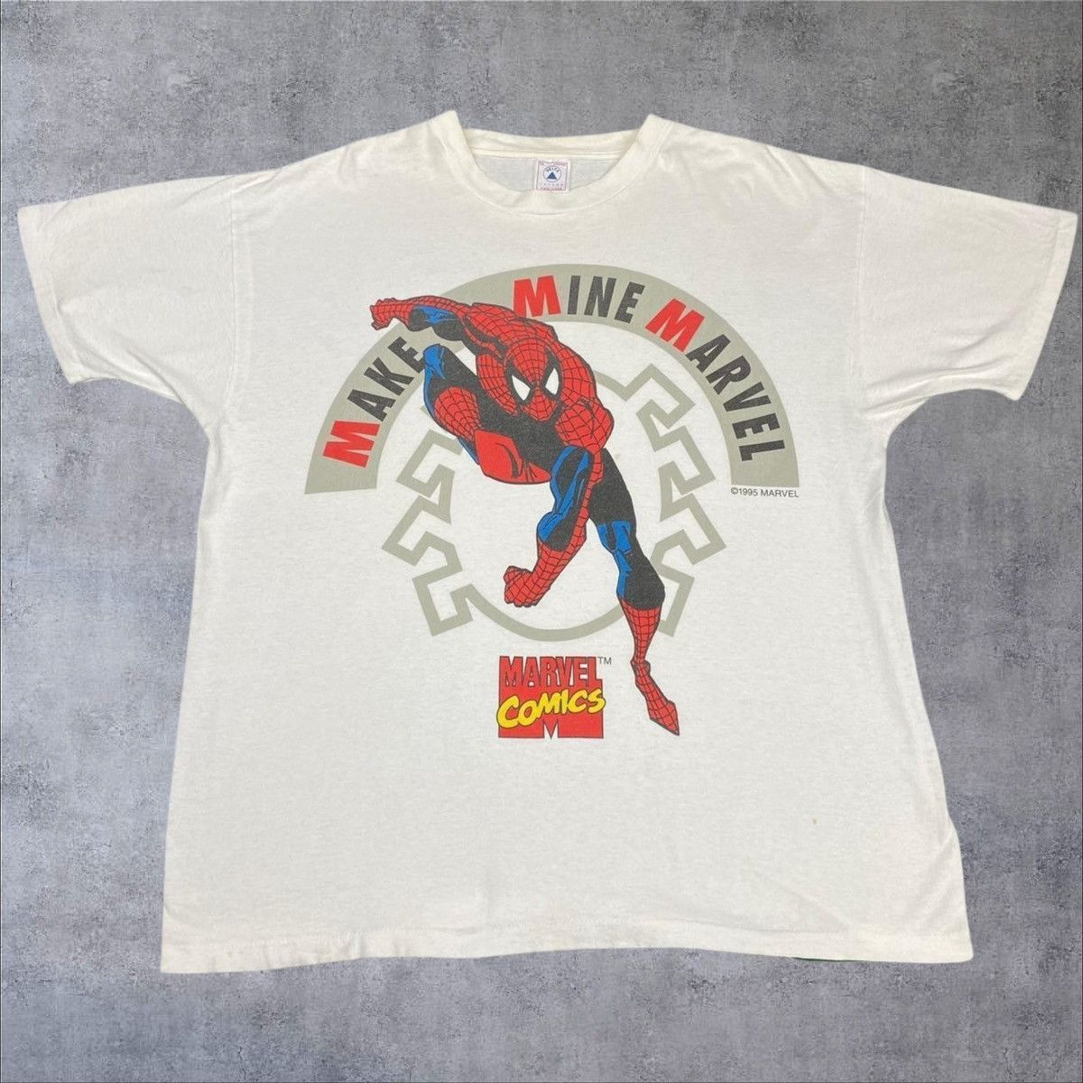 Marvel Comics × Vintage Vintage Spider-Man Marvel Shirt Size US XL / EU 56 / 4 - 1 Thumbnail