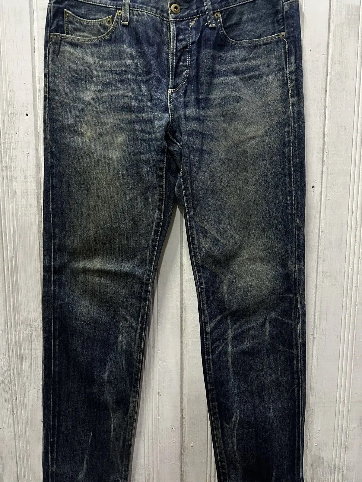 Japanese Brand Redline/Selvedge W33 L32 Vintage RIPO TRENTA ANNI Denim Pant Size US 33 - 2 Thumbnail