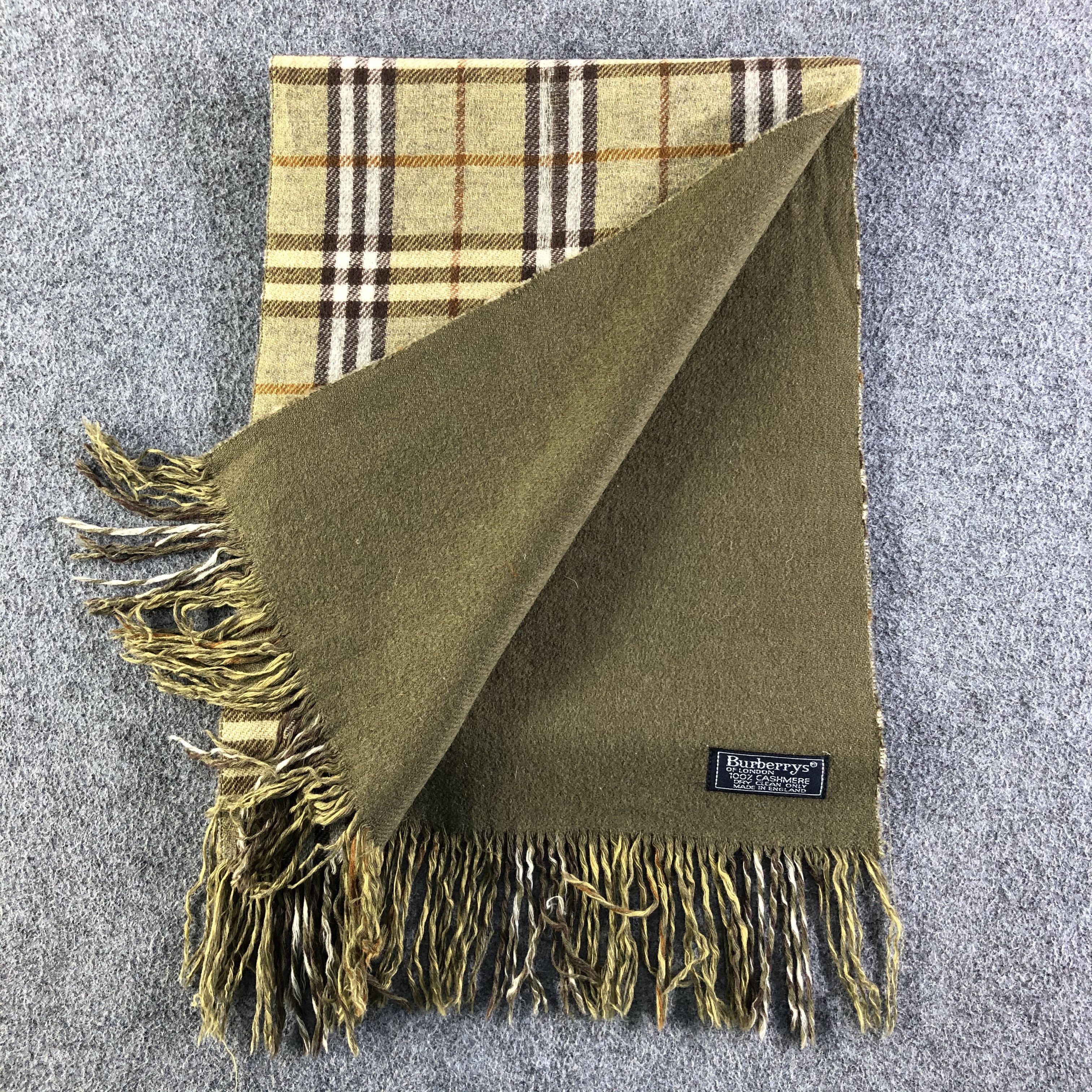 Burberry Burberry Cashmere Scarf / Muffler / Neckwear Size ONE SIZE - 6 Thumbnail