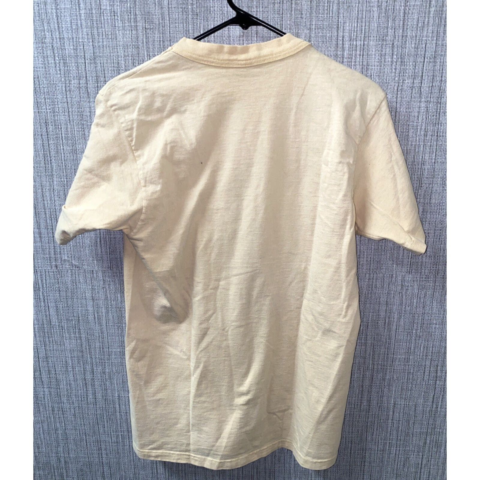 Fruit Of The Loom VINTAGE Fruit of the Loom Women’s Casual Short Sleeve T-Shirt Size M Beige 90s Size M / US 6-8 / IT 42-44 - 3 Thumbnail