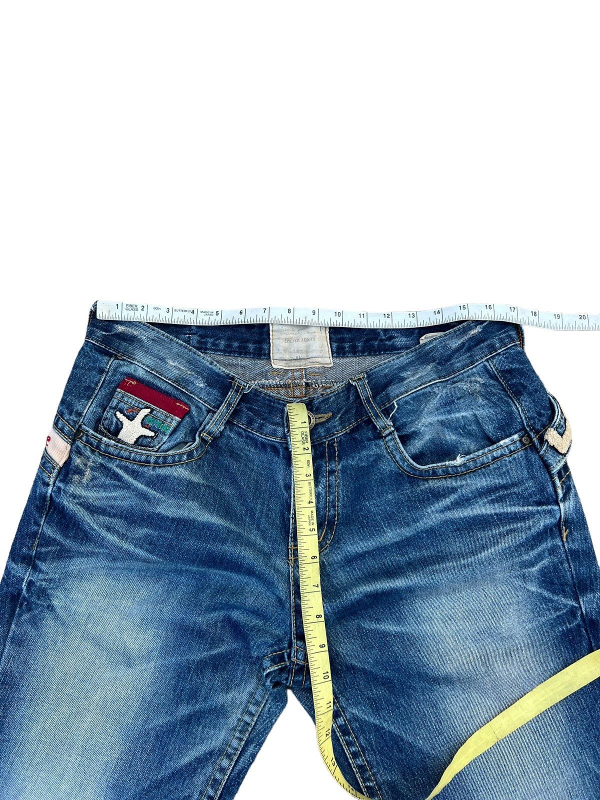 Japanese Brand RARE! Yoshitomo Nara Lolita Vintage Denim Jeans Size US 32 / EU 48 - 2 Thumbnail
