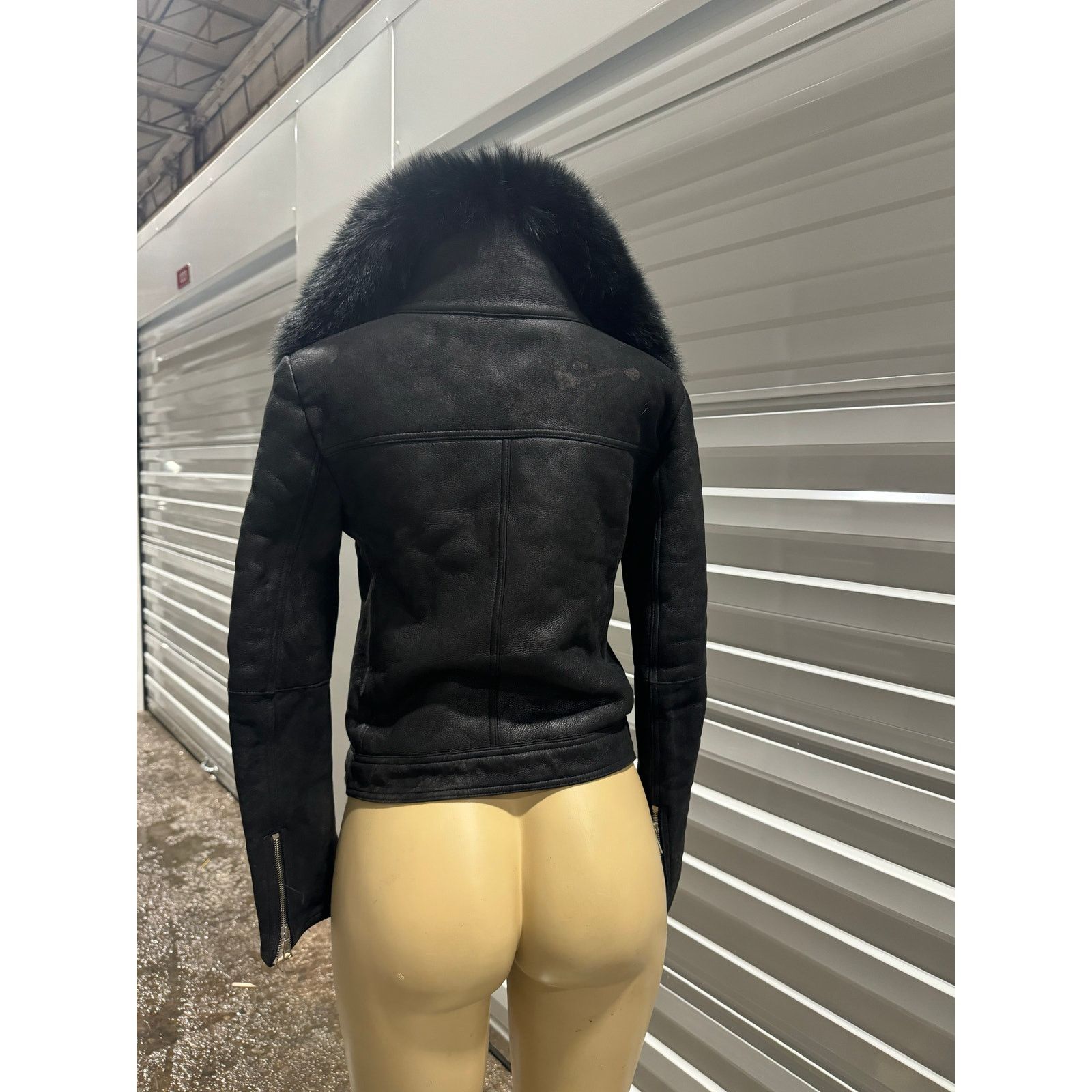 Theory Black fur Theory leather coat Size XS / US 0-2 / IT 36-38 - 8 Thumbnail