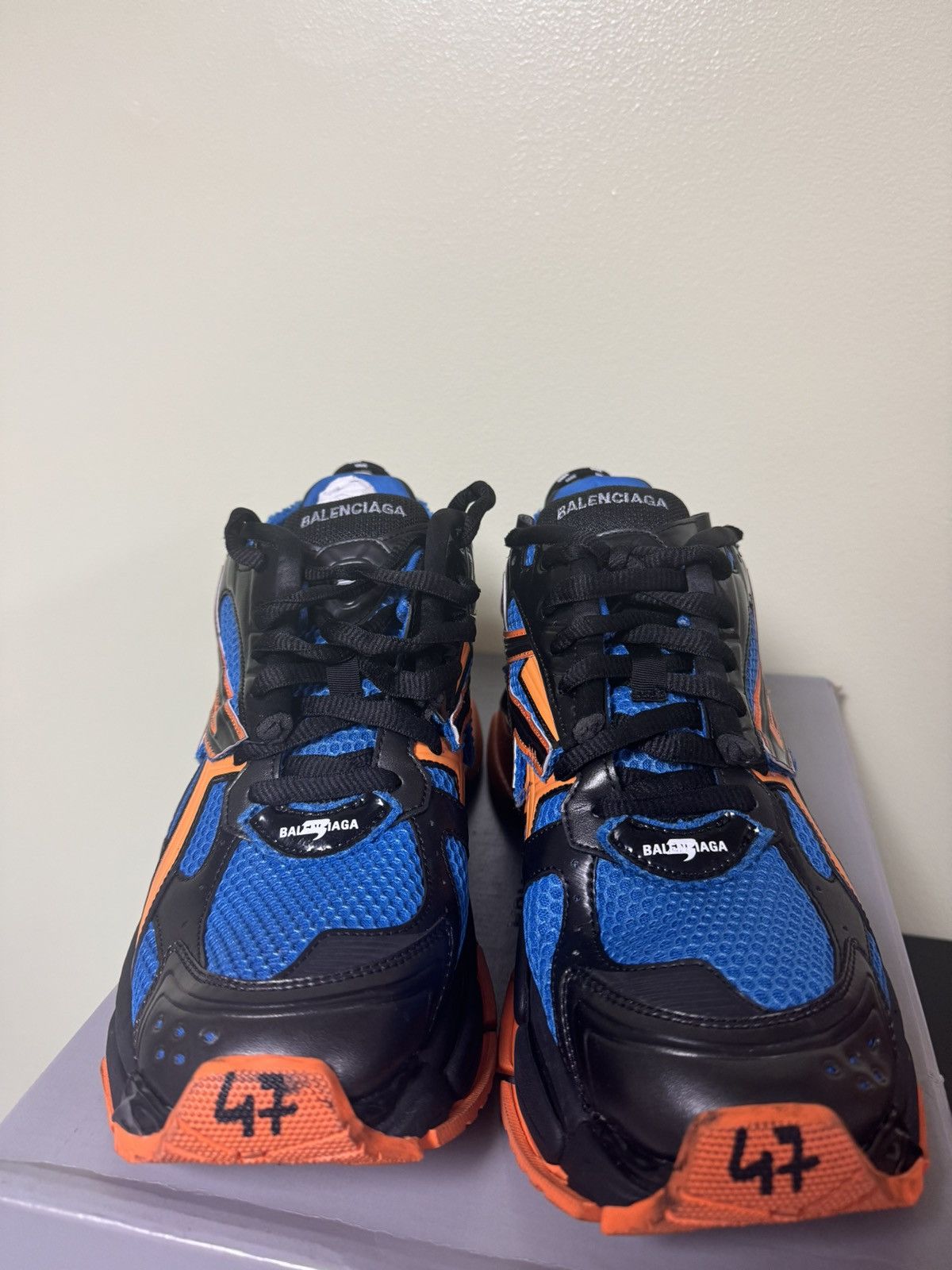 Balenciaga Balenciaga multicolor blue runner 47 Size US 14 / EU 47 - 3 Thumbnail