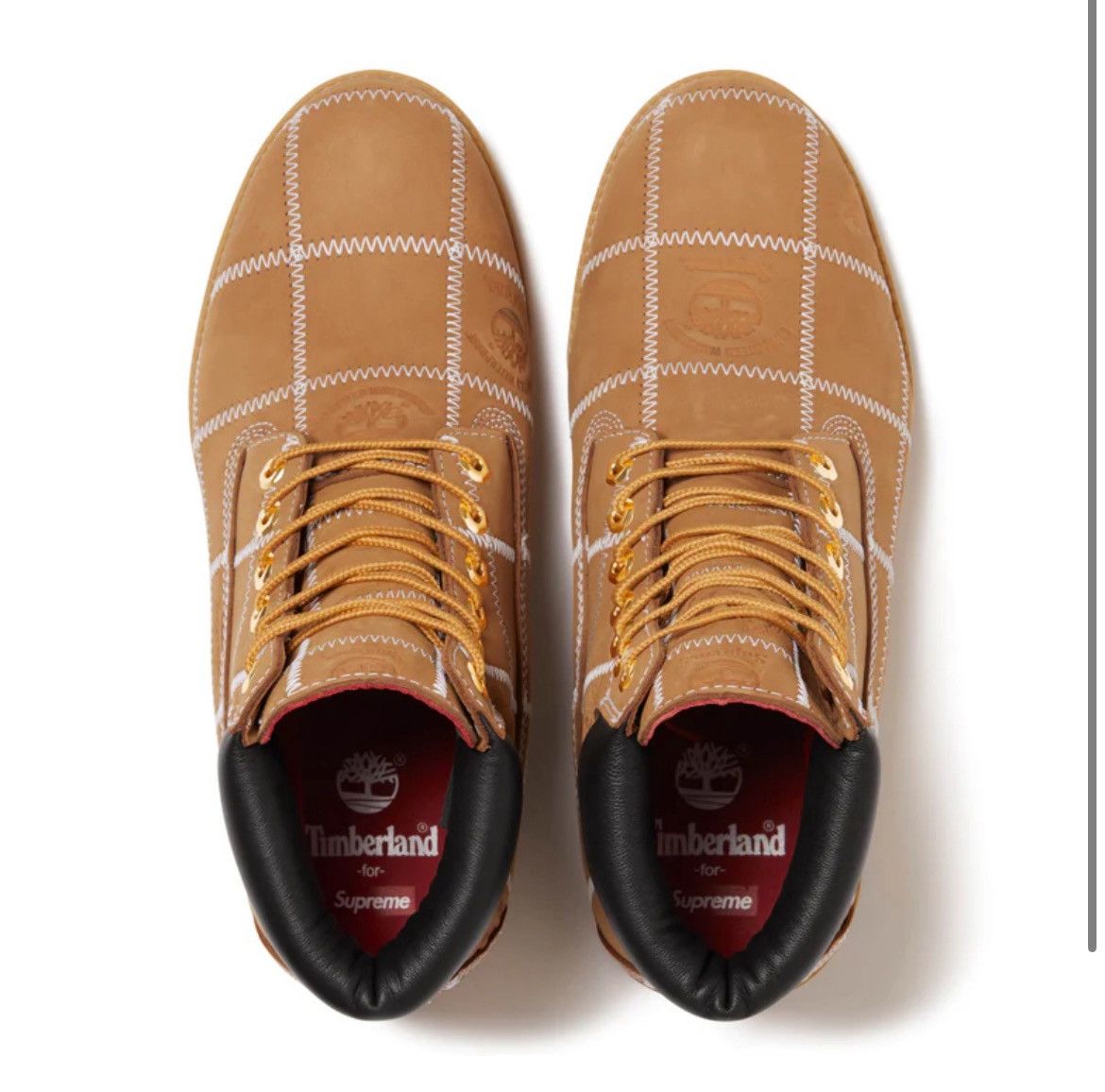 Supreme × Timberland SUPREME Timberland Patchwork 6” Waterproof Boot Wheat 11.5 Size US 11.5 / EU 44-45 - 7 Thumbnail