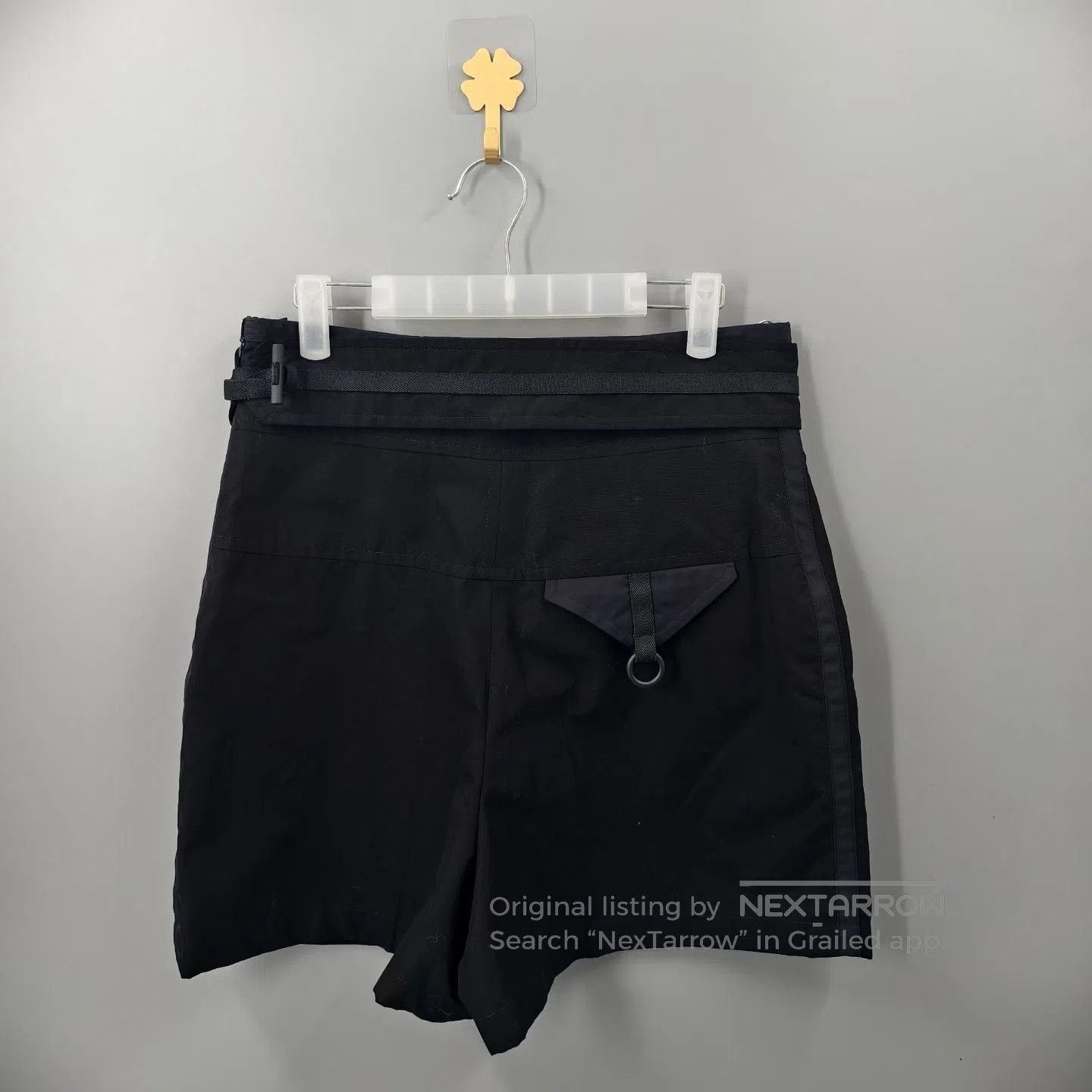 Hermes Hermes Black Logo Belt Shorts. Size US 40 / EU 56 - 2 Thumbnail