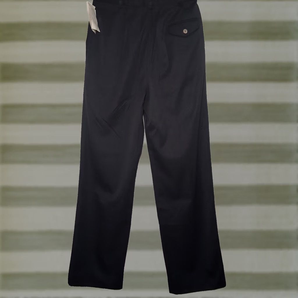 Liz Claiborne VINTAGE Liz Claiborne Liz Sport Dress Pants Women 10 Carefree Microfiber Black Pleated Size 32" / US 10 / IT 46 - 1 Thumbnail