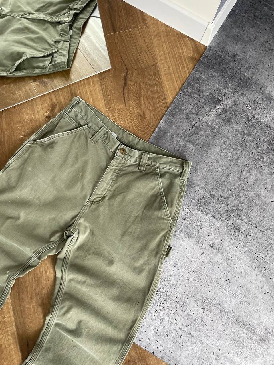 Carhartt × Vintage Vintage Carhartt Y2K Single Knee Carpenter Distressed Pants Size US 33 - 6 Thumbnail