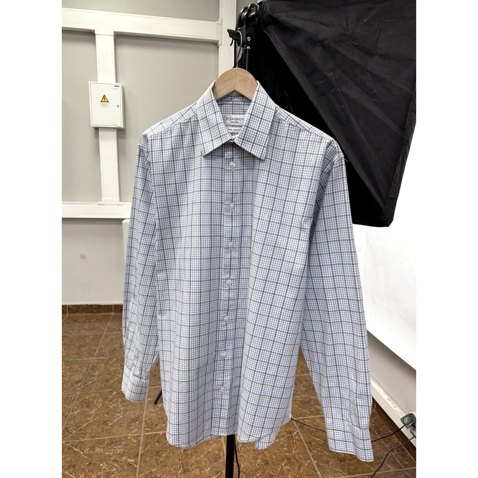 Yves Saint Laurent VINTAGE Yves Saint Laurent YSL Shirt T-Shirt 90s White XL Mens M Retro Y2K Rare Block Size US XL / EU 56 / 4 - 2 Thumbnail
