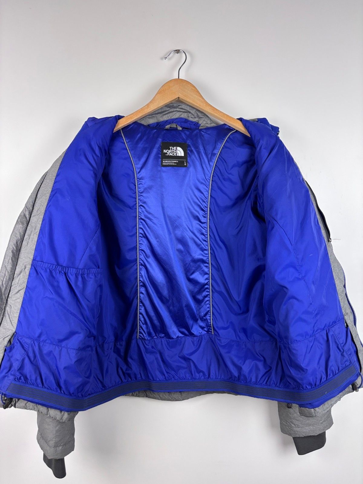 The North Face The North Face 550 Down Puffer Hooded Ski Jacket Gray Size L Size L / US 10 / IT 46 - 9 Thumbnail