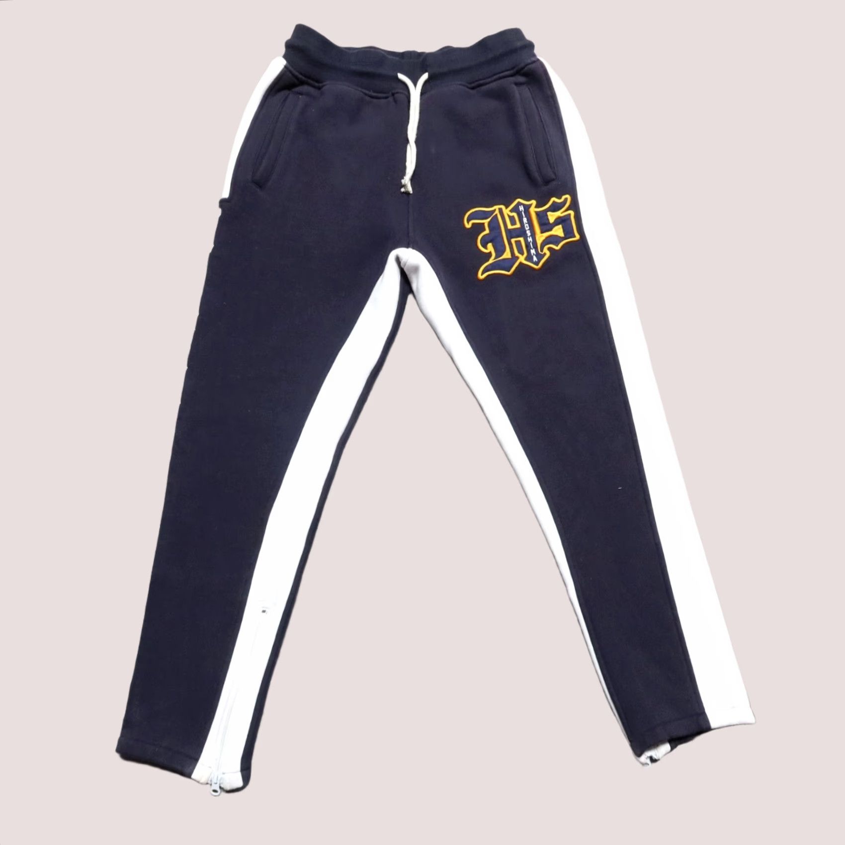 Vintage Iro-Ochi Hiroshima Baseball Sweatpants M Navy Mens Sizes M Sweatpants Baseball Shooting? Size US 31 - 1 Thumbnail