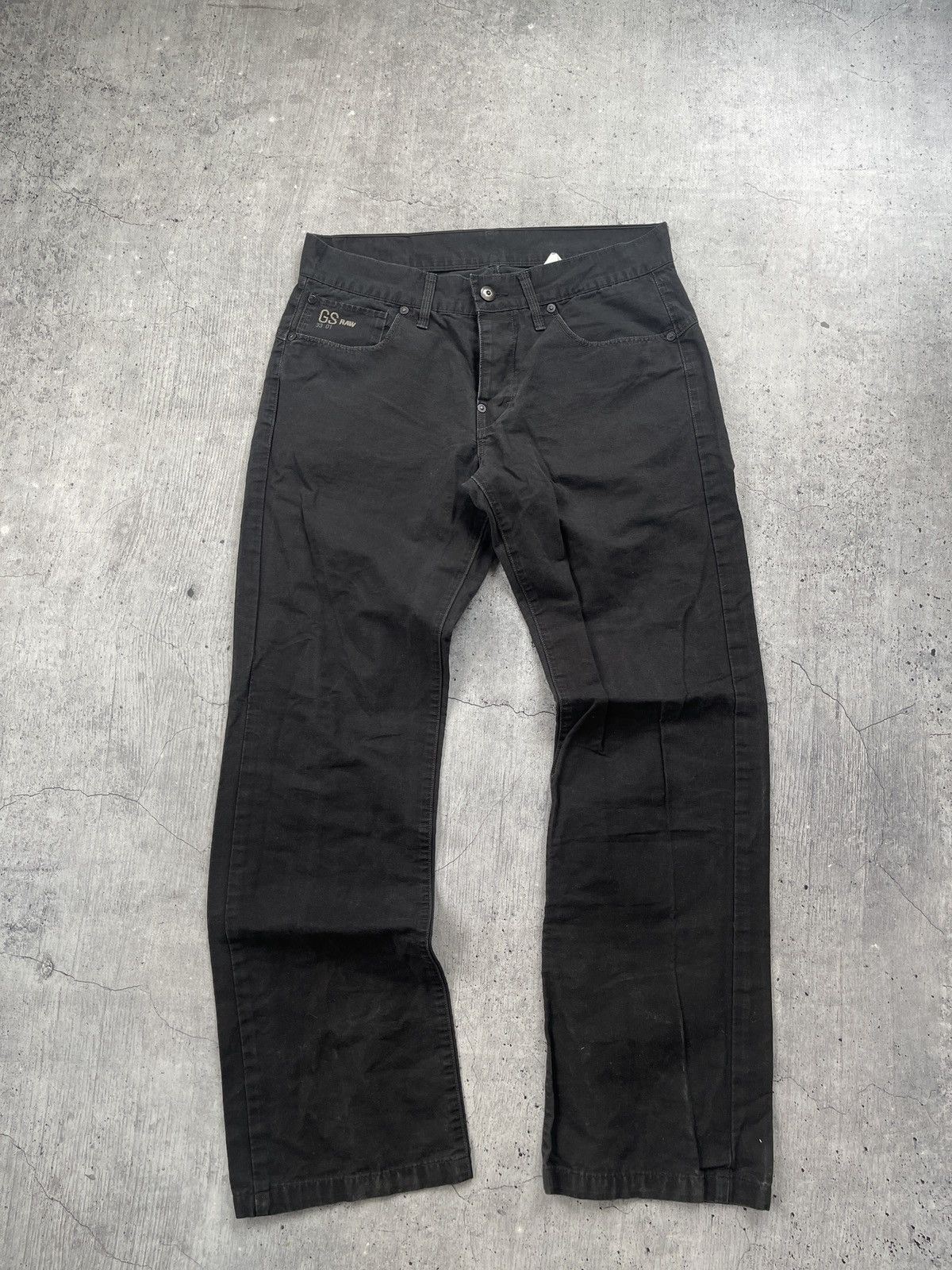 G-Star × Japanese Brand Vintage pants G Star Raw y2k denim flared baggy Japan style Size US 34 / EU 50 - 5 Thumbnail