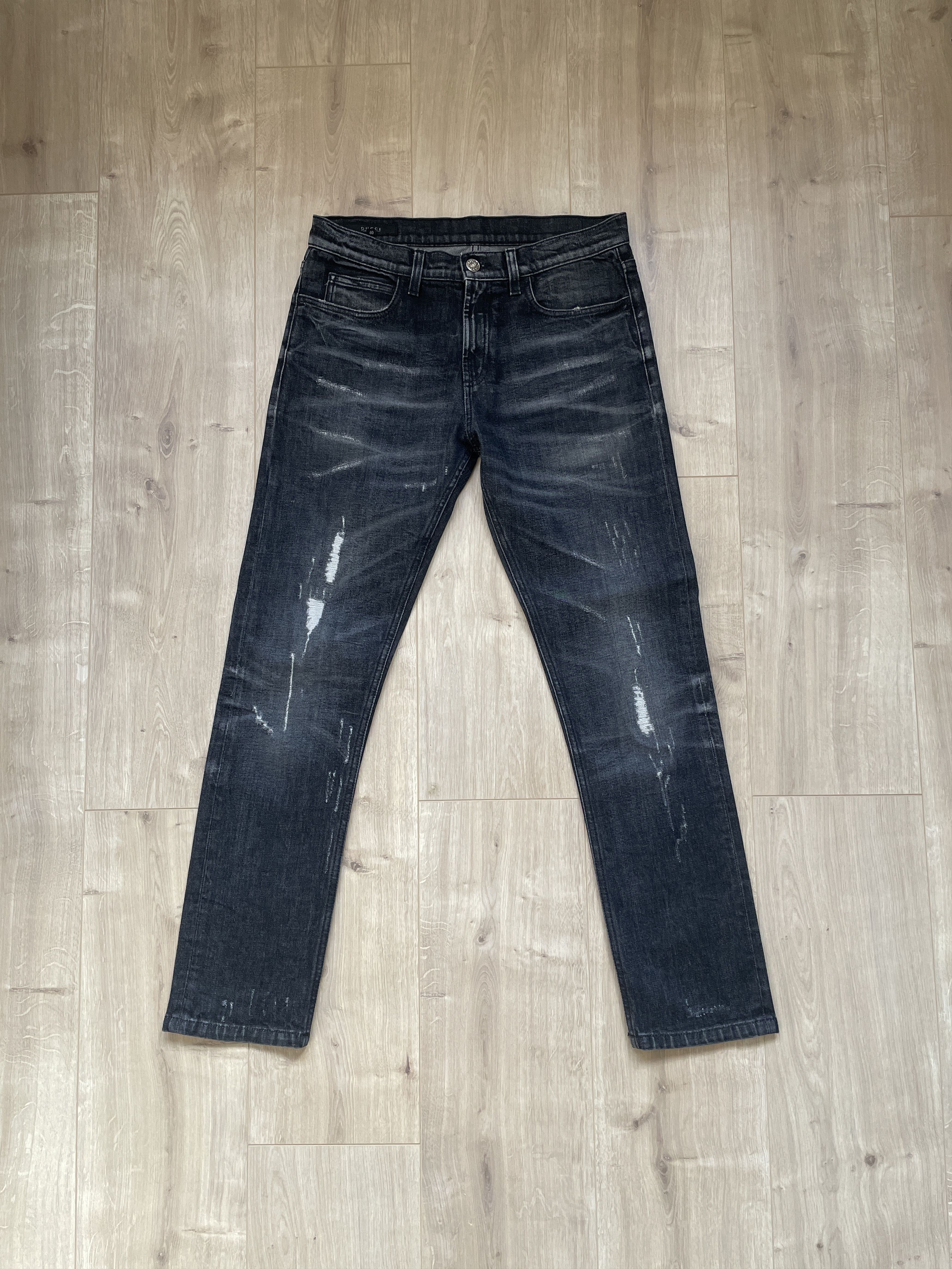 Gucci Gucci Distressed Jeans 389960-XD355 Size 27" / US 4 / IT 40 - 1 Thumbnail