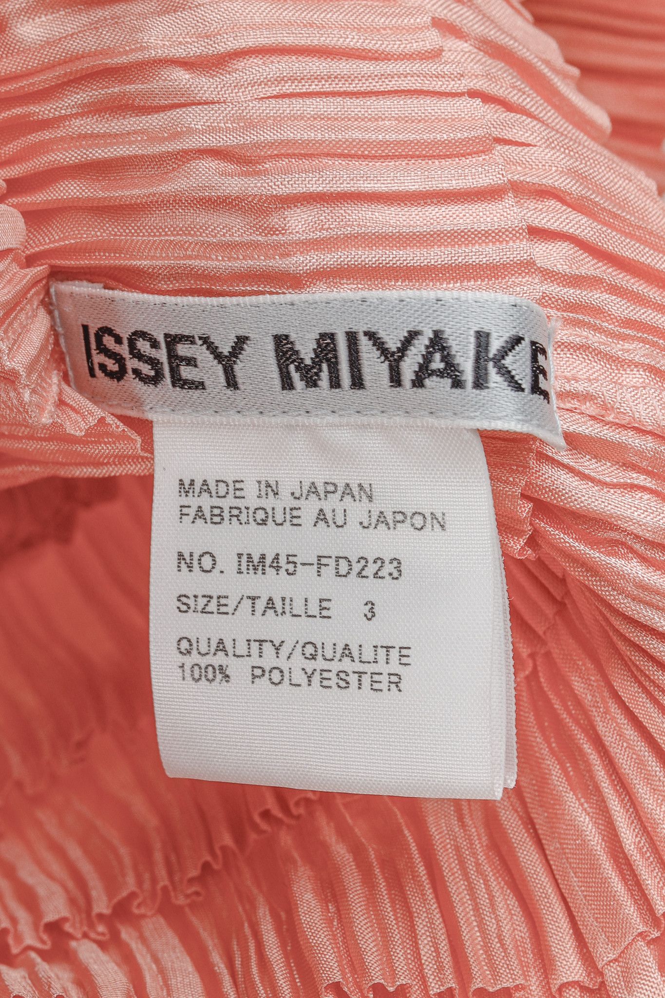 Issey Miyake Issey Miyake Archival 1990s Diagonal Pleats Bllouse Size L / US 10 / IT 46 - 4 Thumbnail