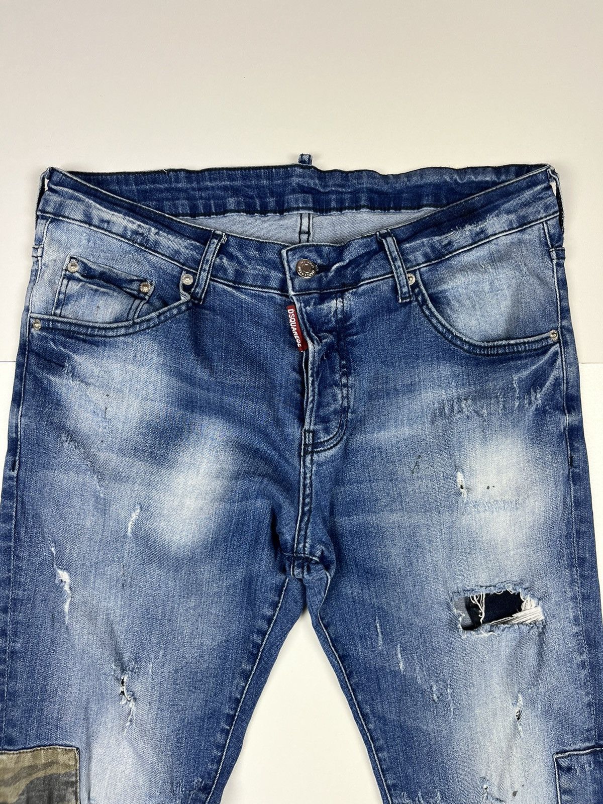 Dsquared2 Vintage Dsquared2 508 Cool Slim Lyc Distressed Denim Pants Size US 34 / EU 50 - 4 Thumbnail