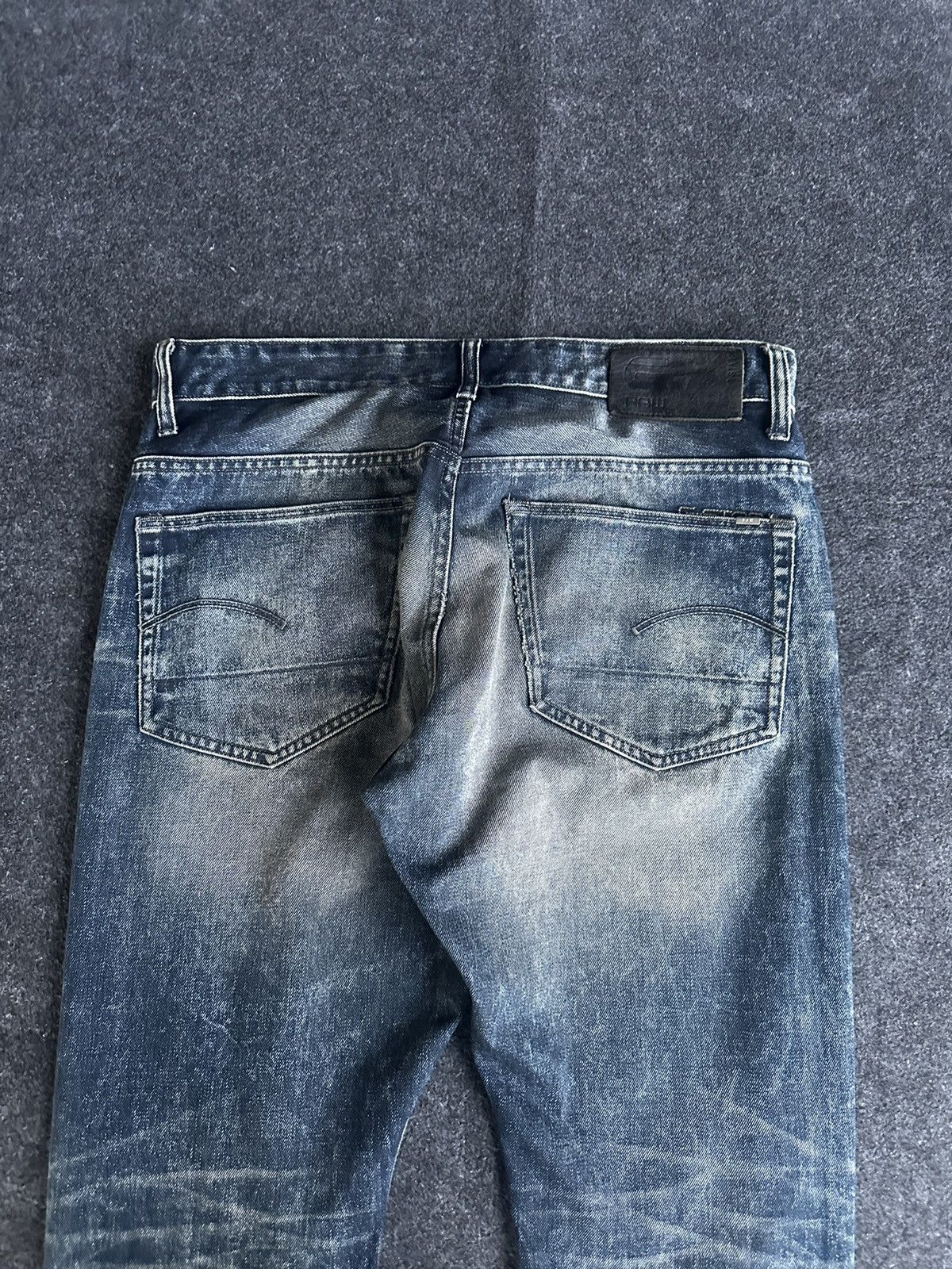G-Star Y2k Gstar 3301 Tapered Black Wash Denim 34x32 D282 Size US 34 / EU 50 - 5 Thumbnail