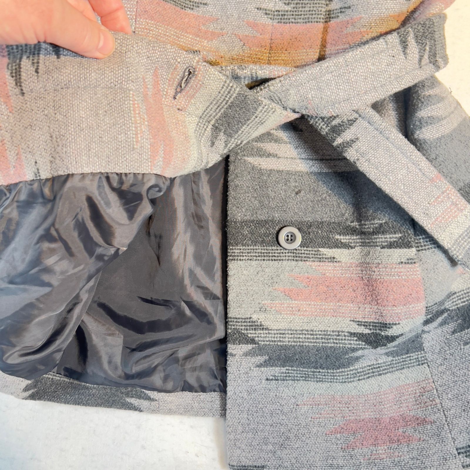 Other Coffee Shop Kids Mid Length Coat Girl XL Belted DEEEP Hood Size XL / US 12-14 / IT 48-50 - 12 Thumbnail