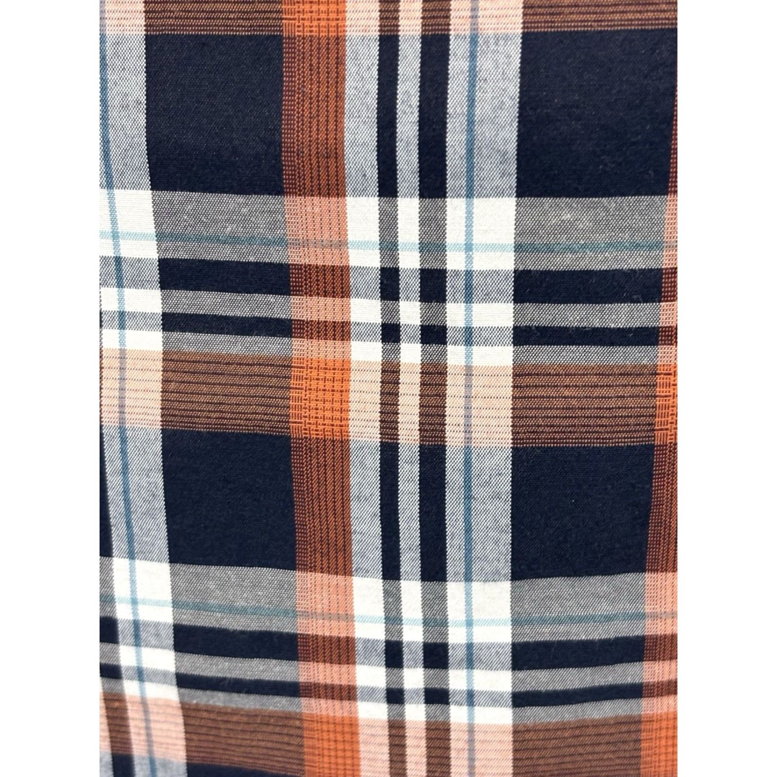 Eddie Bauer VINTAGE Eddie Bauer Travex Long Sleeve Button Shirt Men's S Small Hiking Navy Orange Plaid Button-Up Size US S / EU 44-46 / 1 - 4 Thumbnail