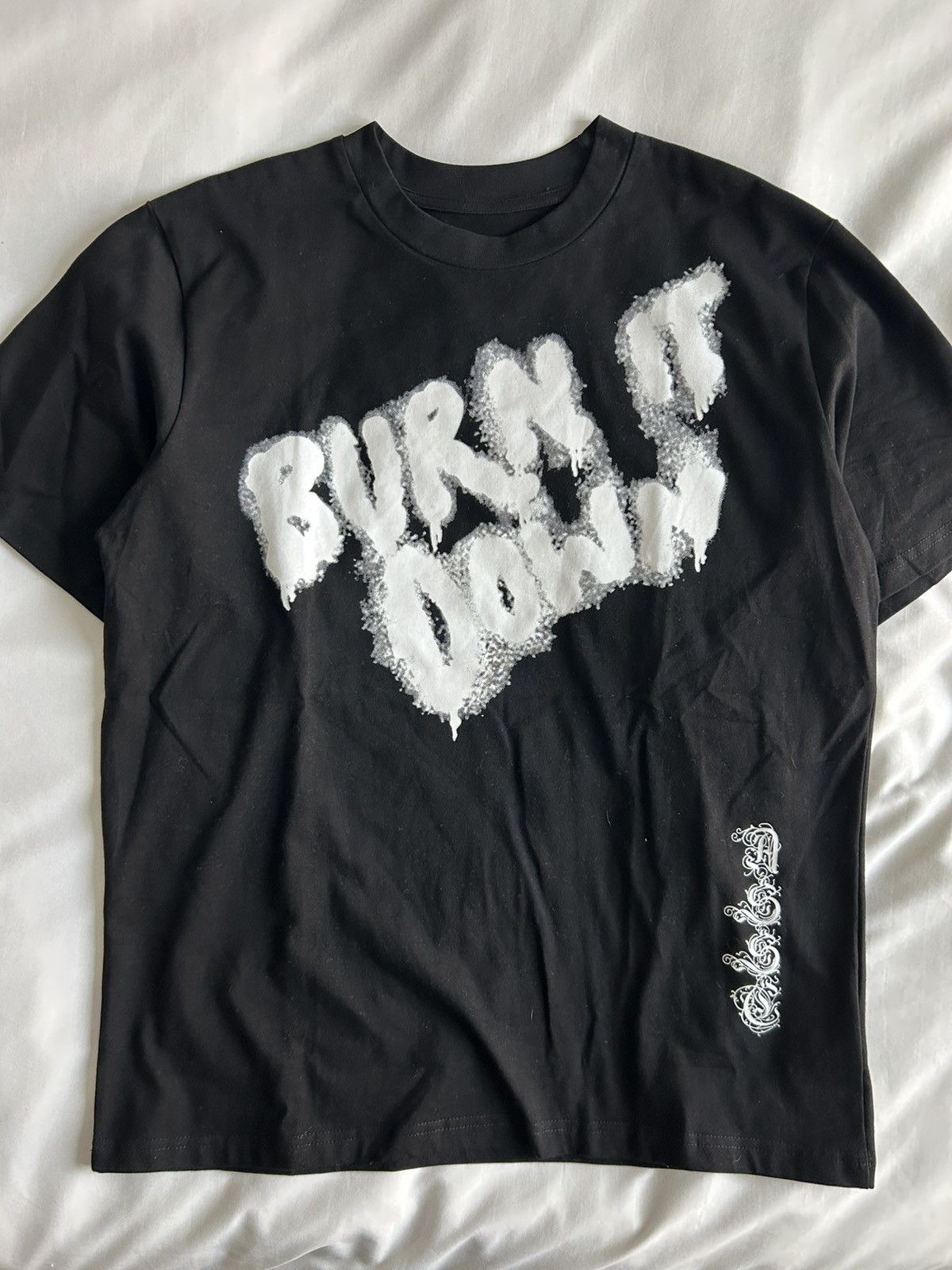 Anti Social Social Club Anti Social Social Club Burn It Down Tee Black USA XL Size US XL / EU 56 / 4 - 1 Thumbnail