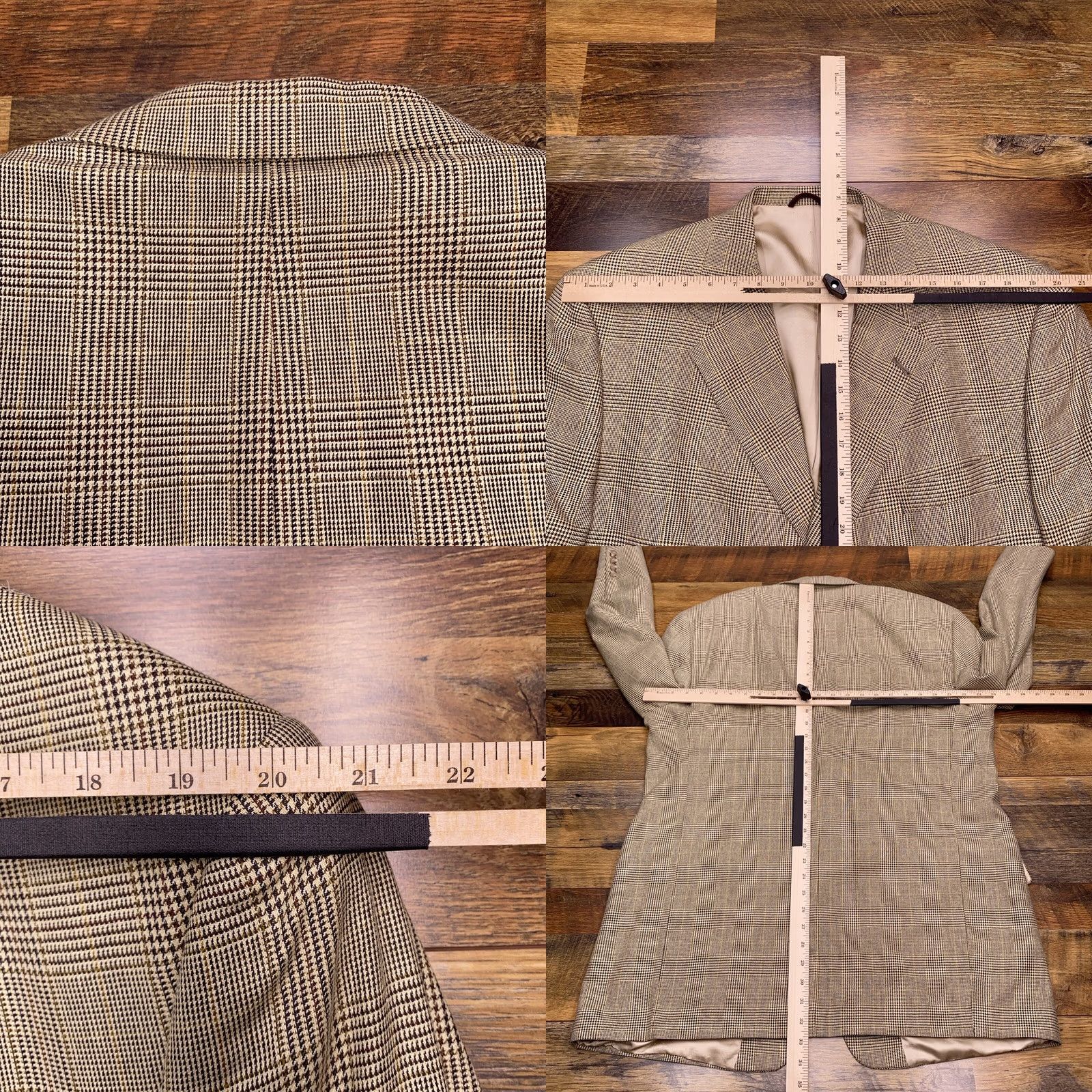 Hart Schaffner Marx Hart Schaffner Marx Sport Coat - Brown Blazer Size 46R - 8 Thumbnail