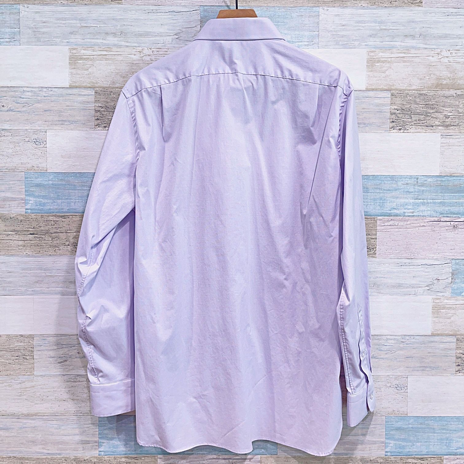 J.Crew J Crew Slim Ludlow Dress Shirt Purple Spread Collar 17 35 Size US XL / EU 56 / 4 - 3 Thumbnail