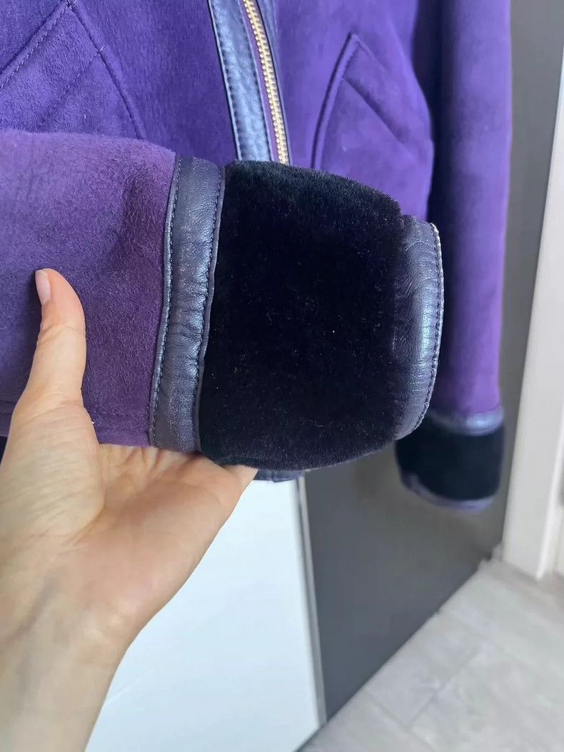 Versace Short fleece coat