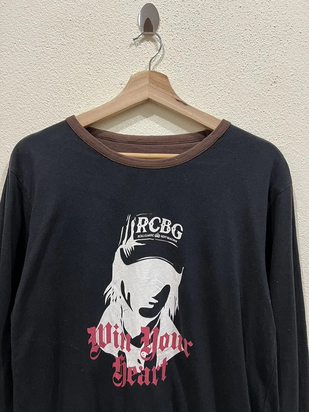 Japanese Brand RCBG Win Your Heart Reversible Long Sleeve Shirt Size US M / EU 48-50 / 2 - 3 Thumbnail