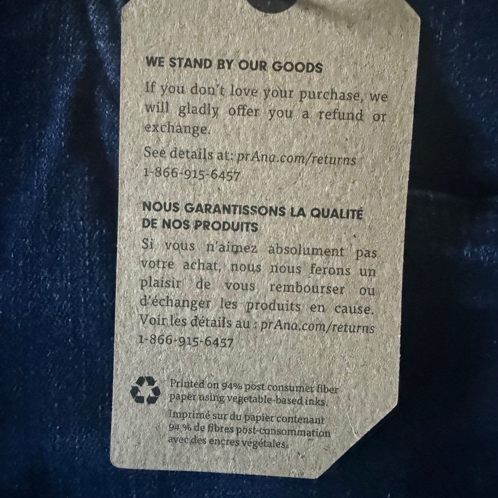 Prana Men's Prana Jeans, 28x32, Dark Wash Blue Size US 28 / EU 44 - 14 Thumbnail
