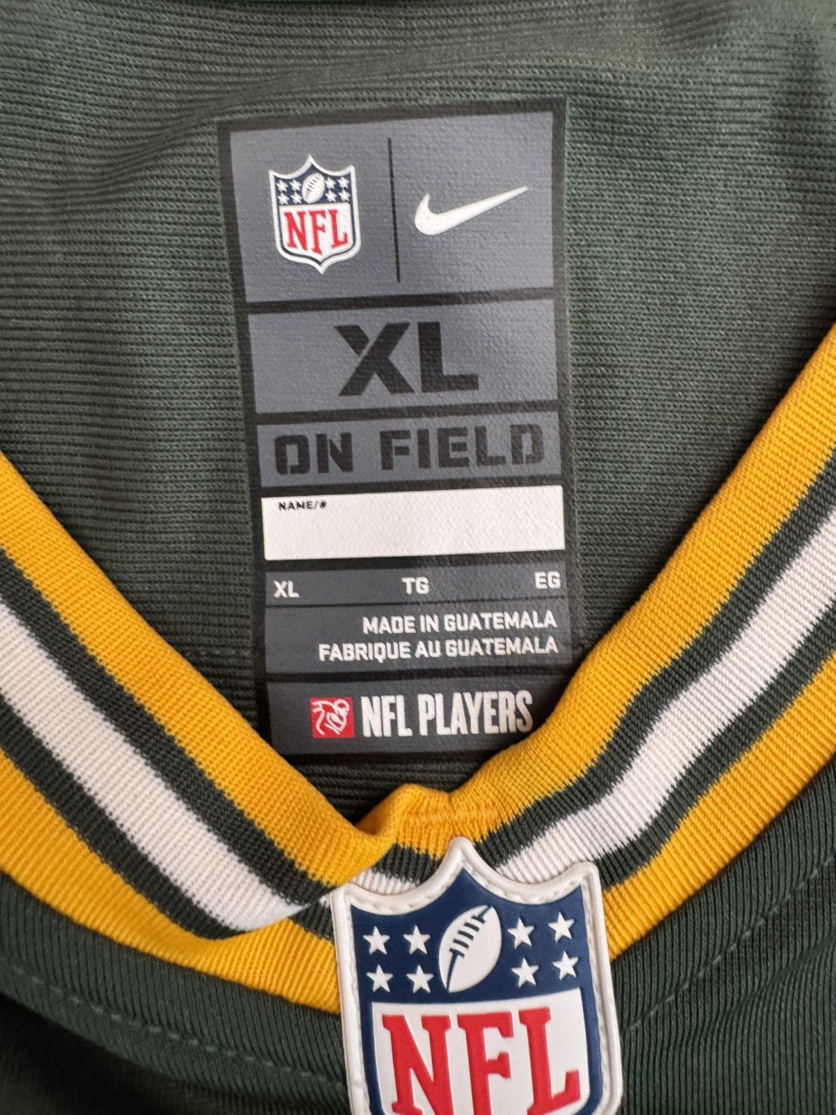 Nike Green Bay Packers HaHa Clinton-Dix #21 NFL Game Home Jersey Size US XL / EU 56 / 4 - 5 Thumbnail