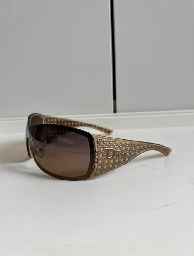 Dior Christian Dior Sunglasses Quadrille Ski Shield Mask Vintage Size ONE SIZE - 1 Thumbnail