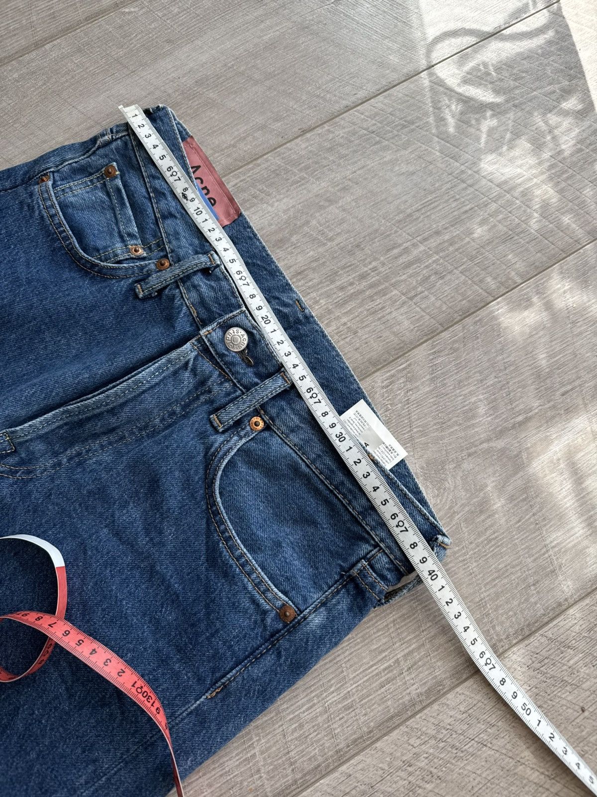 Acne Studios Acne Studios 1998 Dark Blue Trash B00021 29W 32L Size US 29 - 11 Thumbnail