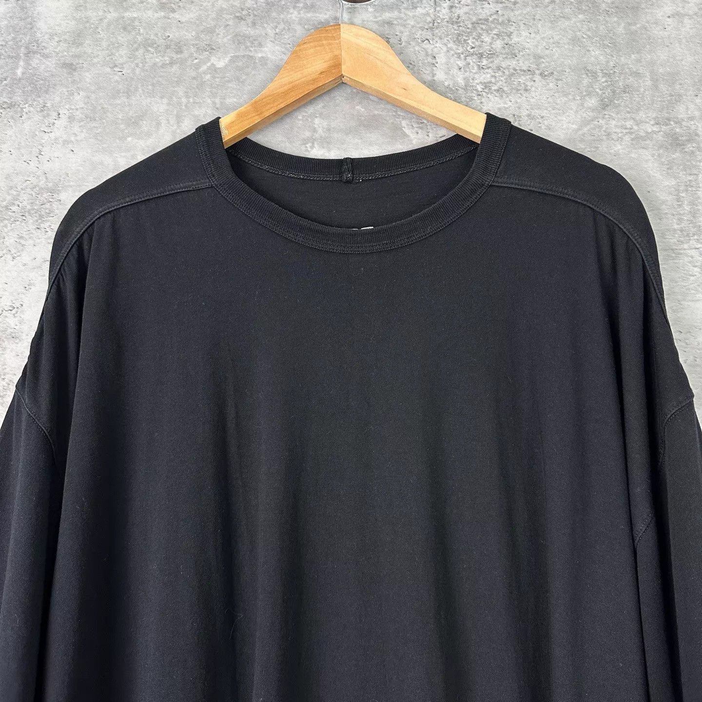 Rick Owens Rick Owens FW23 Black Oversized SS Tee 99 New OS Size ONE SIZE - 3 Thumbnail