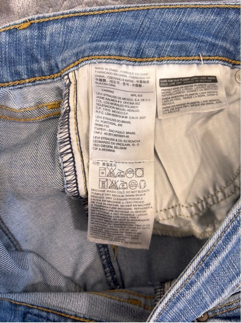 Levi's Women's Levi's Bold Curve Mid-Rise Skinny Jeans Size 28 Blue Size 28" / US 6 / IT 42 - 10 Thumbnail
