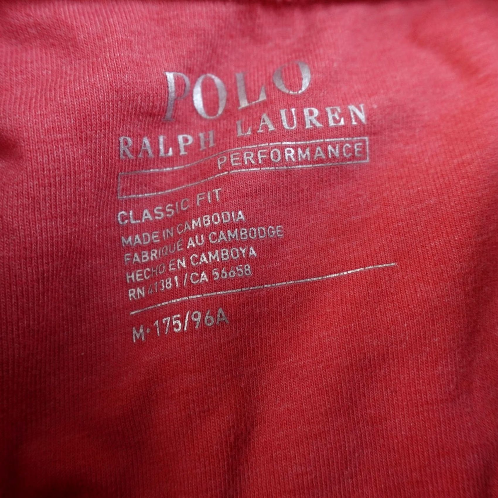 Polo Ralph Lauren VINTAGE Polo Ralph Lauren Polo Shirt Mens M Red Performance Golf Stretch Short Sleeve Pony Size US M / EU 48-50 / 2 - 5 Thumbnail