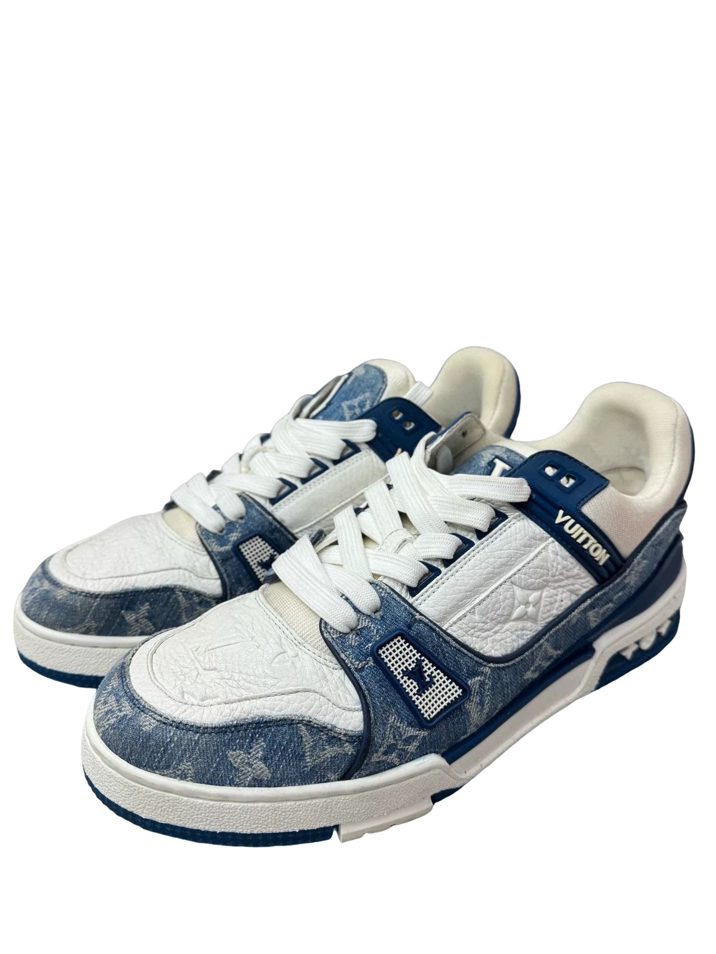 Louis Vuitton Louis Vuitton Denim Trainer Sneakers Size 8 Size US 8 / EU 41 - 1 Thumbnail