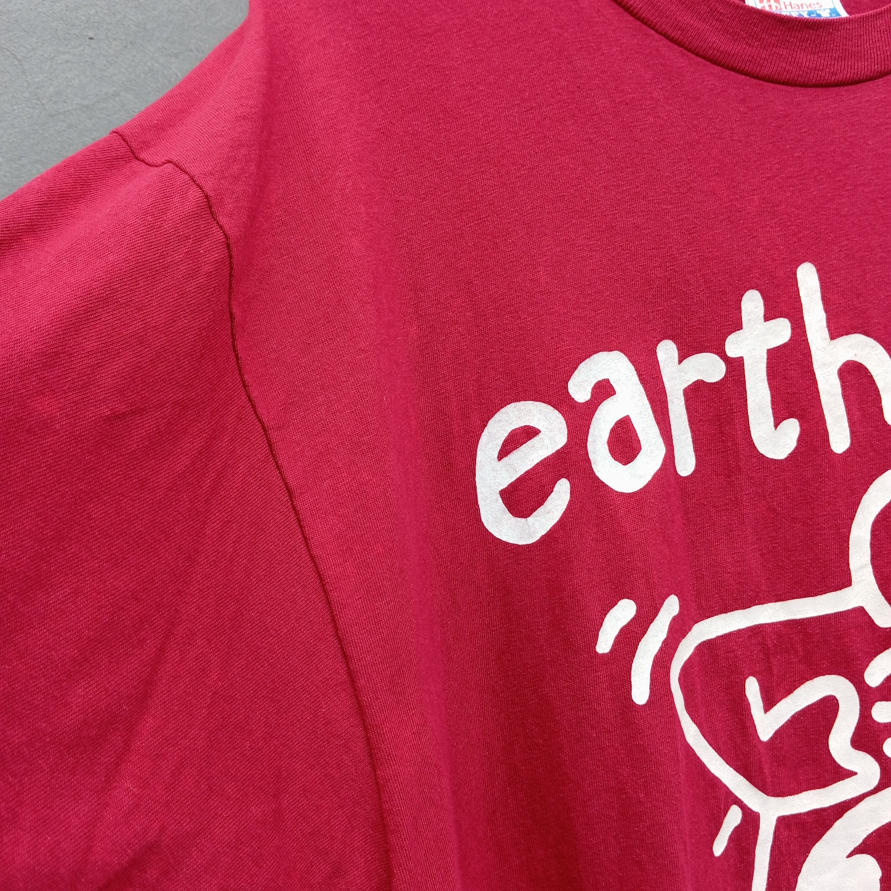 Keith Haring Vintage Keith Haring Earth Beat World Issue 90s t shirts Size US XL / EU 56 / 4 - 7 Thumbnail