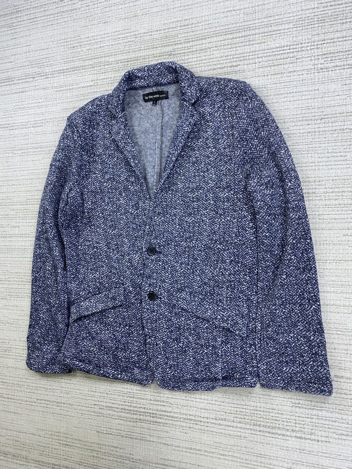 In The Attic × Japanese Brand × Vintage Vintage In The Attic Homme Double Button Cardigan Size US M / EU 48-50 / 2 - 4 Thumbnail