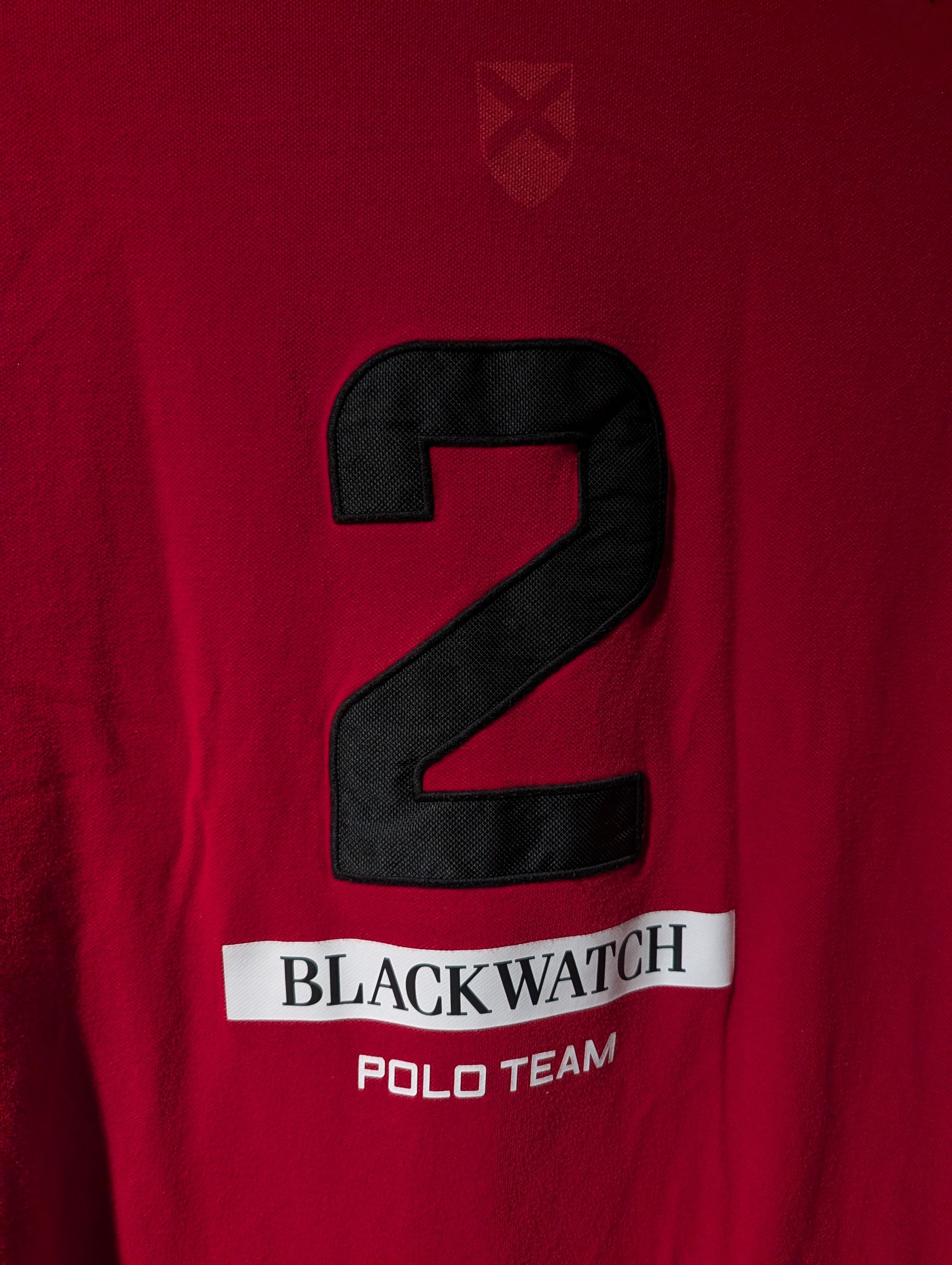 Polo Ralph Lauren Vintage Y2K Polo Ralph Lauren Black WatchTeam Rugby Shirt Size US XXL / EU 58 / 5 - 9 Thumbnail