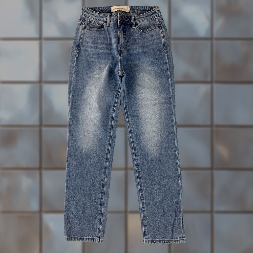 Soft Surroundings SOFT SURROUNDINGS Jeans WOMENS Blue Size 4 Belt Loops Pockets Denim Size 27" / US 4 / IT 40 - 1 Thumbnail