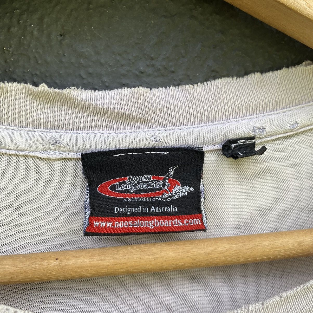 Vintage 💥SICK💥Thrashed Vintage Y2K Noosa Longboards Surf Tee Size US L / EU 52-54 / 3 - 3 Thumbnail