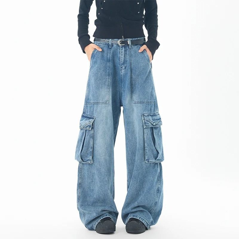 Jean Wide Leg Side Pocket Male Jeans Size US 33 - 1 Thumbnail