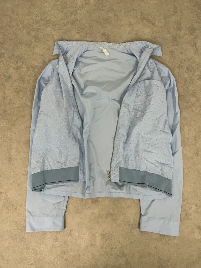 Prada SS2022 Prada Baby Blue Signature Studded Jacket Size US M / EU 48-50 / 2 - 9 Thumbnail