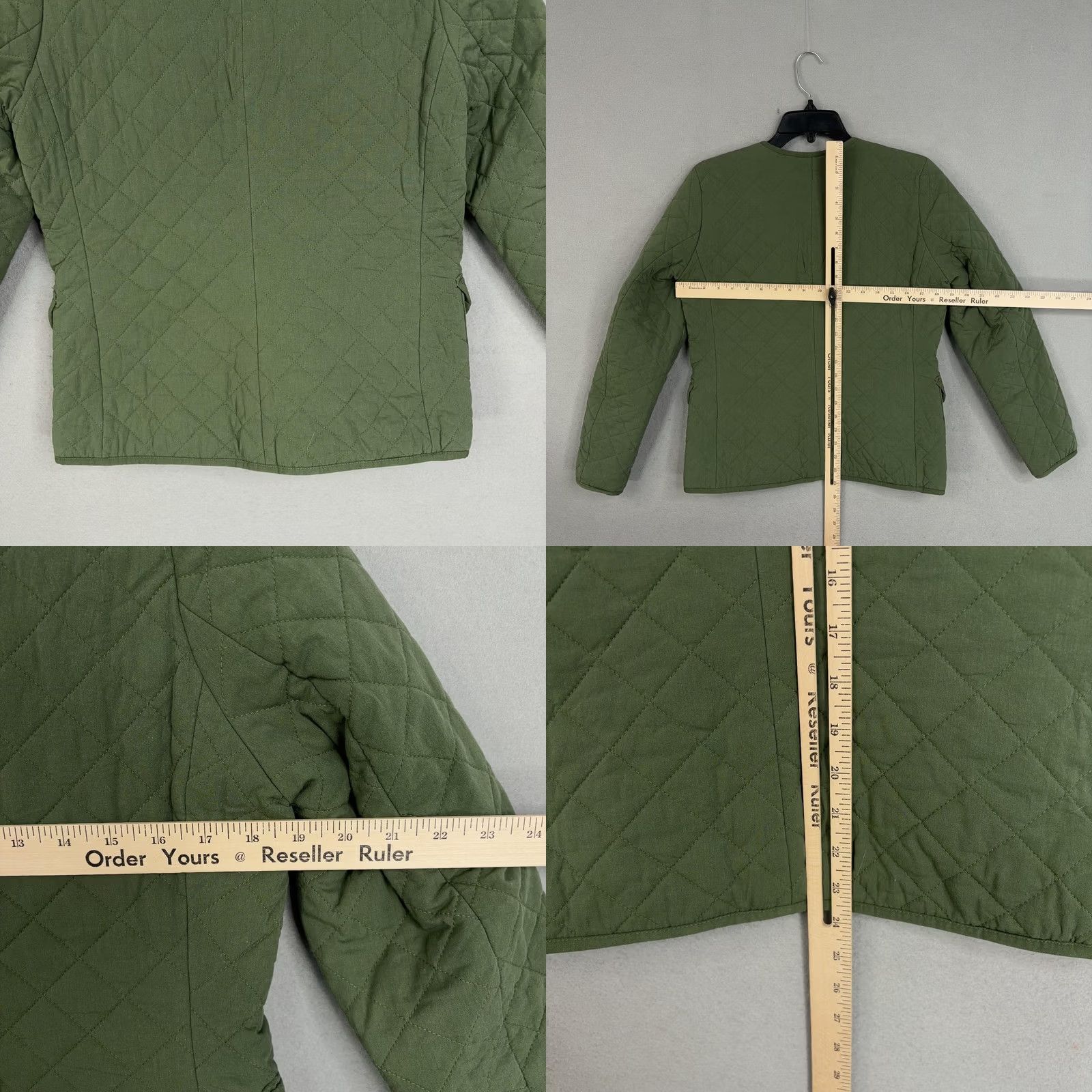 J.Crew J.Crew Quilted Denim Jacket Womens 2 Small Size with Button Closure & Pocket Size XS / US 0-2 / IT 36-38 - 8 Thumbnail
