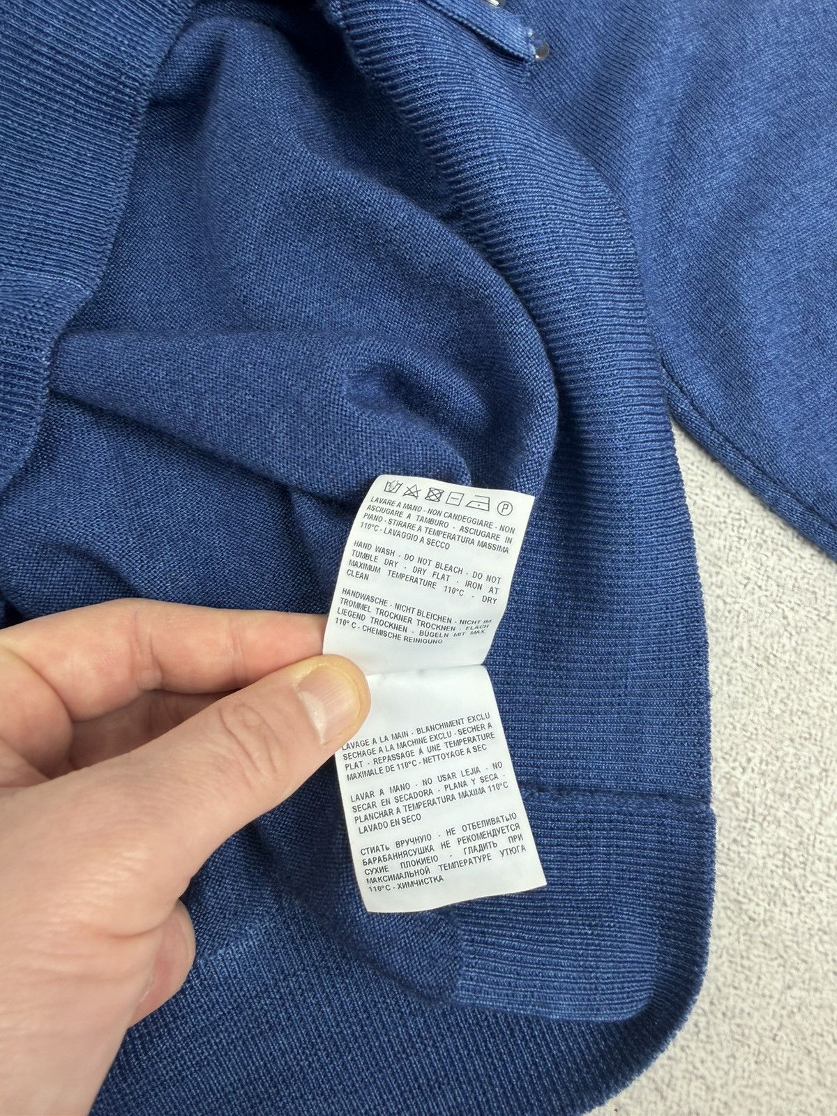 Gran Sasso Gran Sasso Zip Up Wool Knit Sweatr Size 54 Size US L / EU 52-54 / 3 - 9 Thumbnail