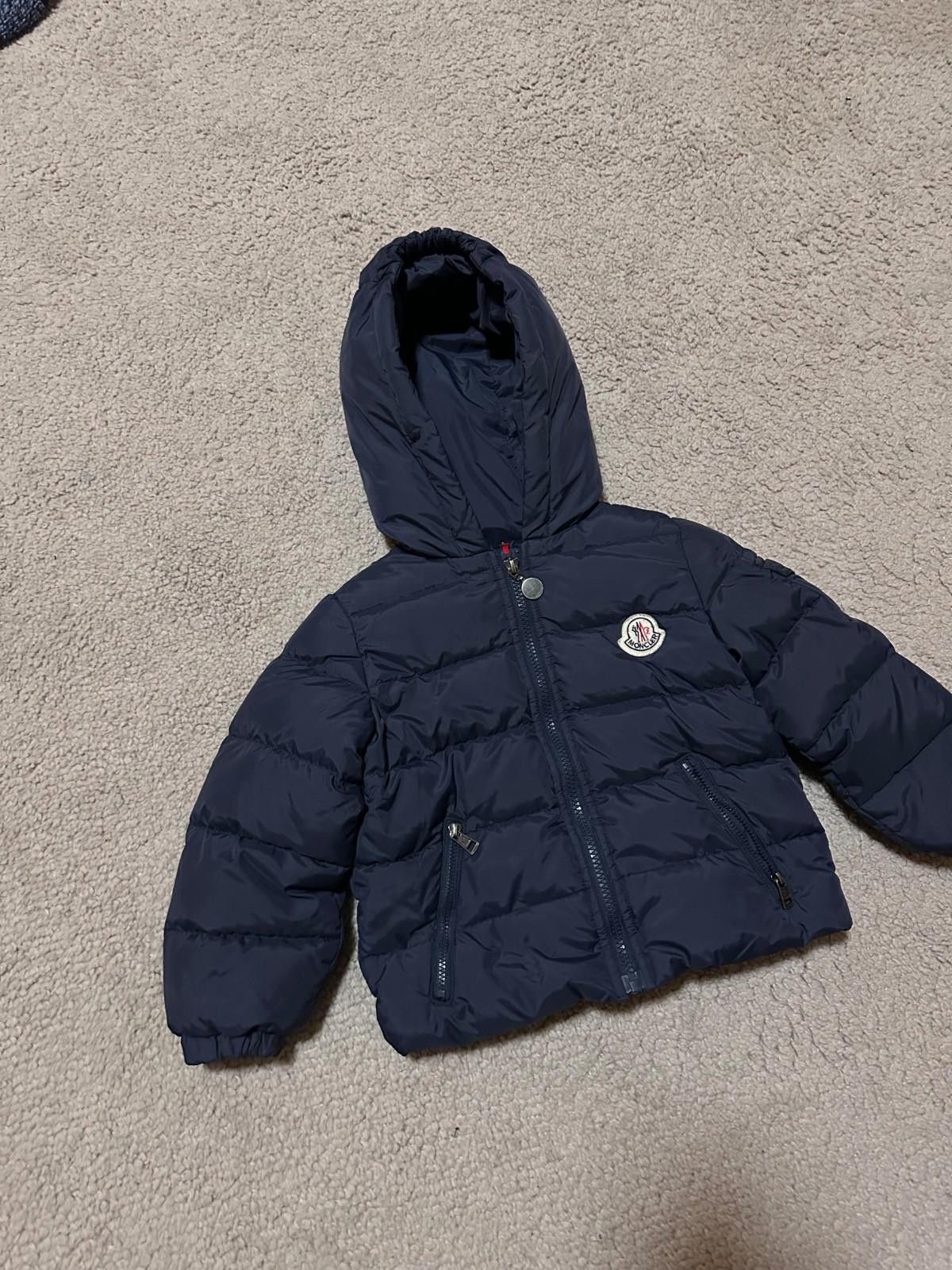 Moncler Moncler Logo Navy Kids Jacket Sz 2A 92 Size US XXS / EU 40 - 2 Thumbnail