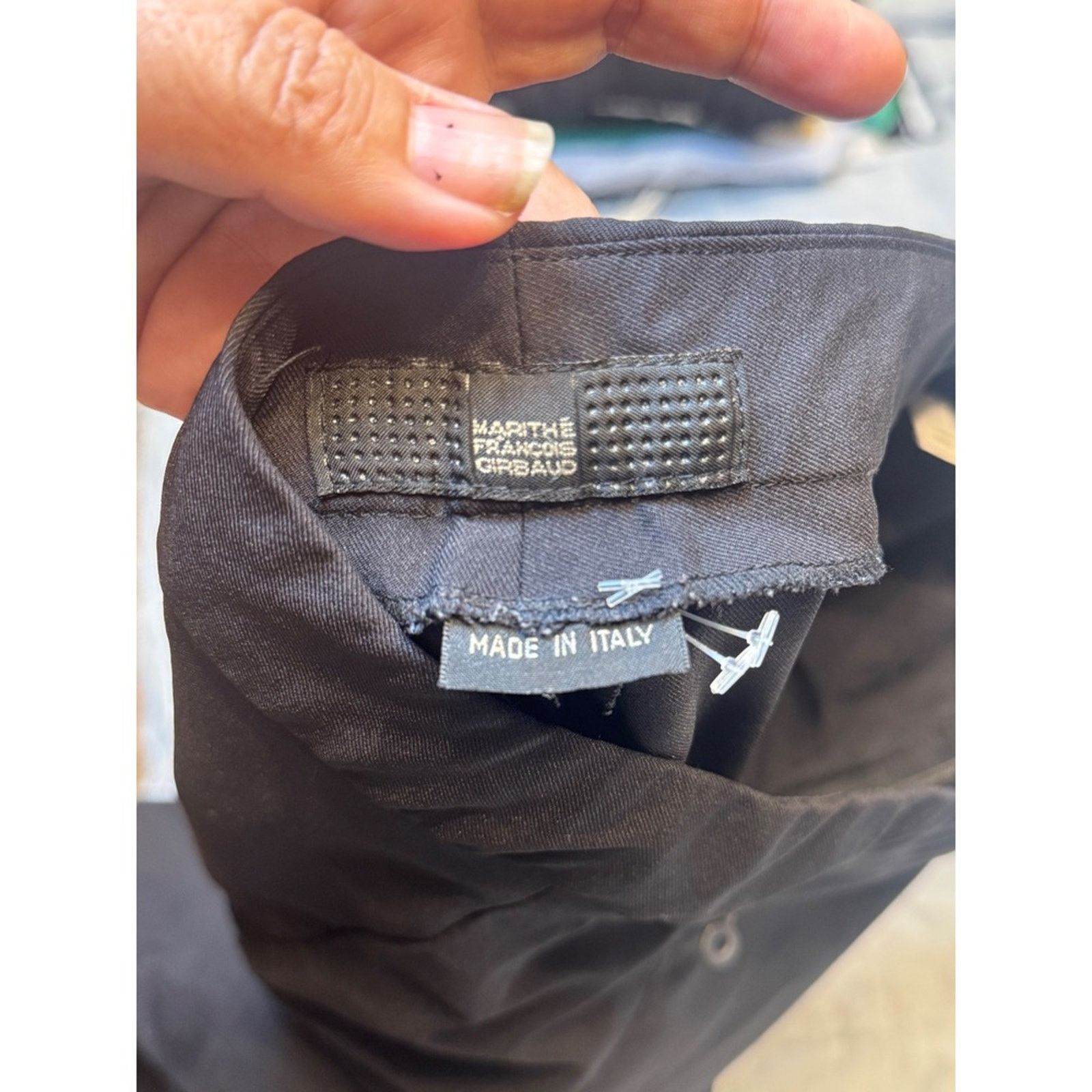 Marithe + Francois Girbaud Marithe Francois Girbaud Black Tailored Trousers Pants Size 24" / US 00 / IT 34 - 9 Thumbnail