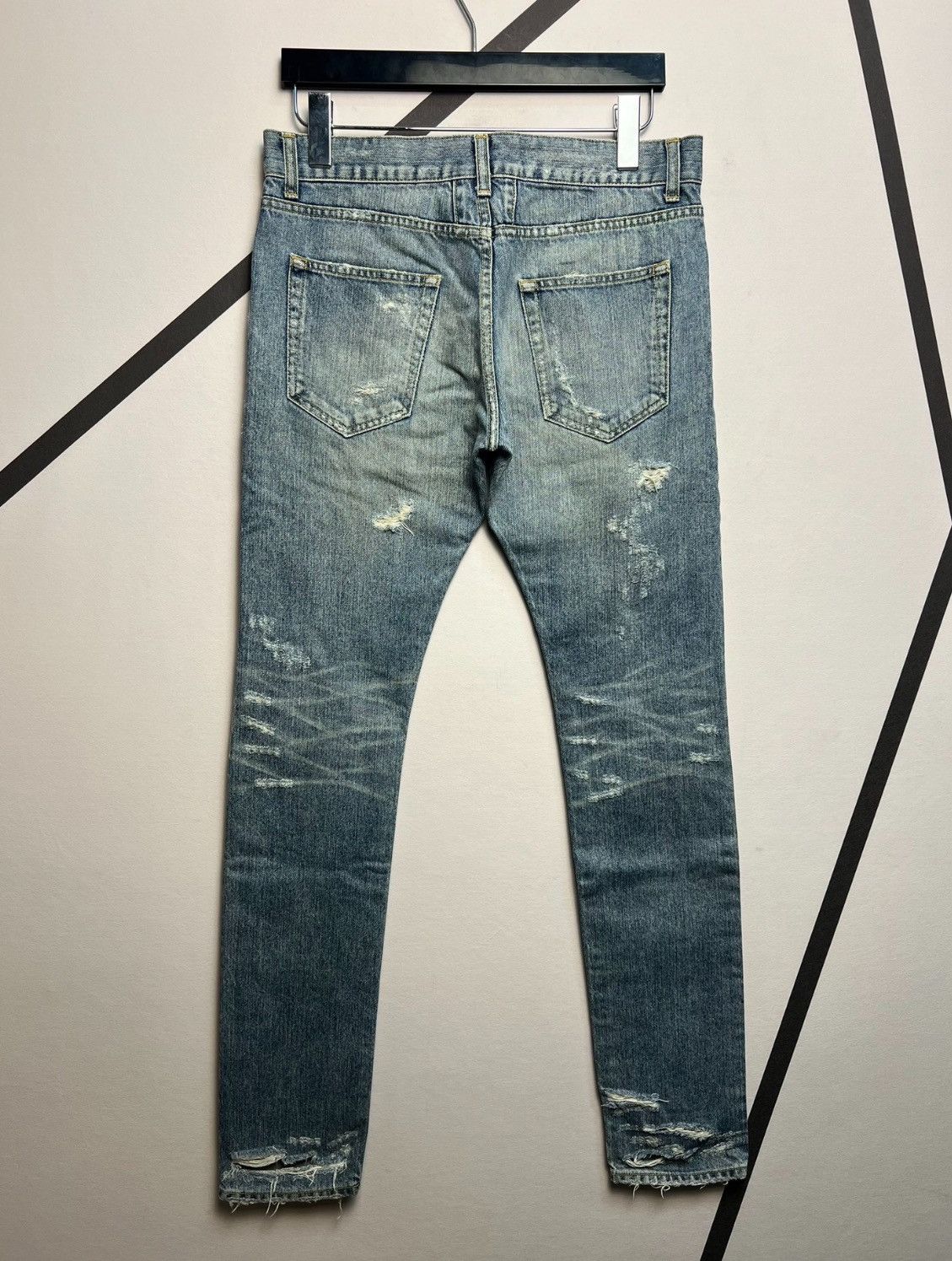 Hedi Slimane × Saint Laurent Paris 13FW D02 Little Crash Jeans