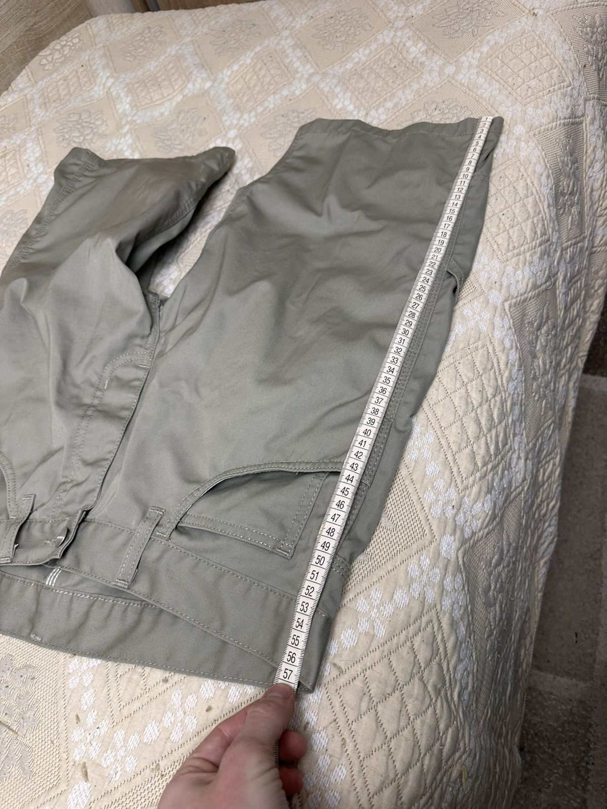 Carhartt 🔥 Carhartt Fort Bermuda Cargo Shorts Logo Work Y2K Vintage Size US 33 - 6 Thumbnail