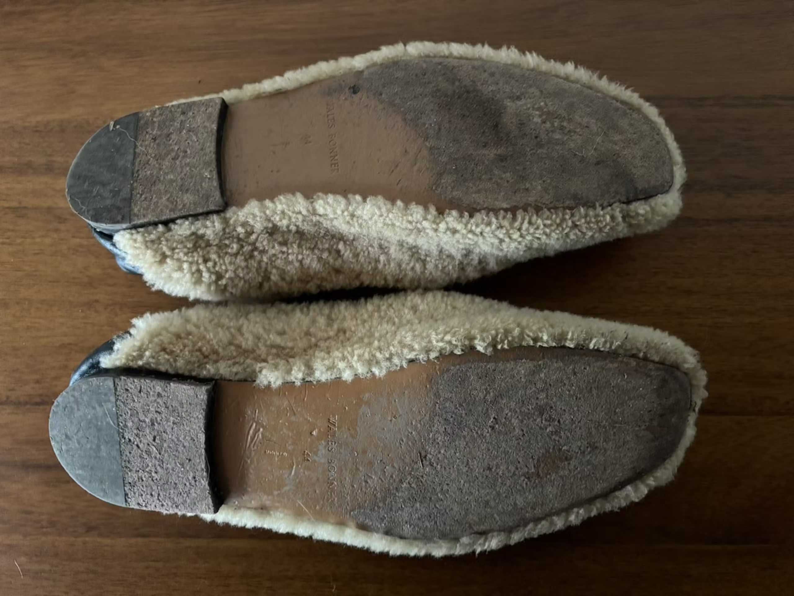 Wales Bonner Symphony Sheepskin Loafers Size US 11 / EU 44 - 4 Thumbnail